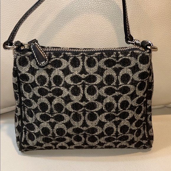 Coach Signature Vintage Wool Mini Bag - Picture 7 of 17